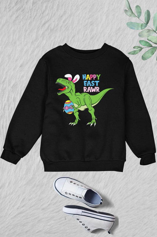 Dino Easter Toddler Sweatshirt