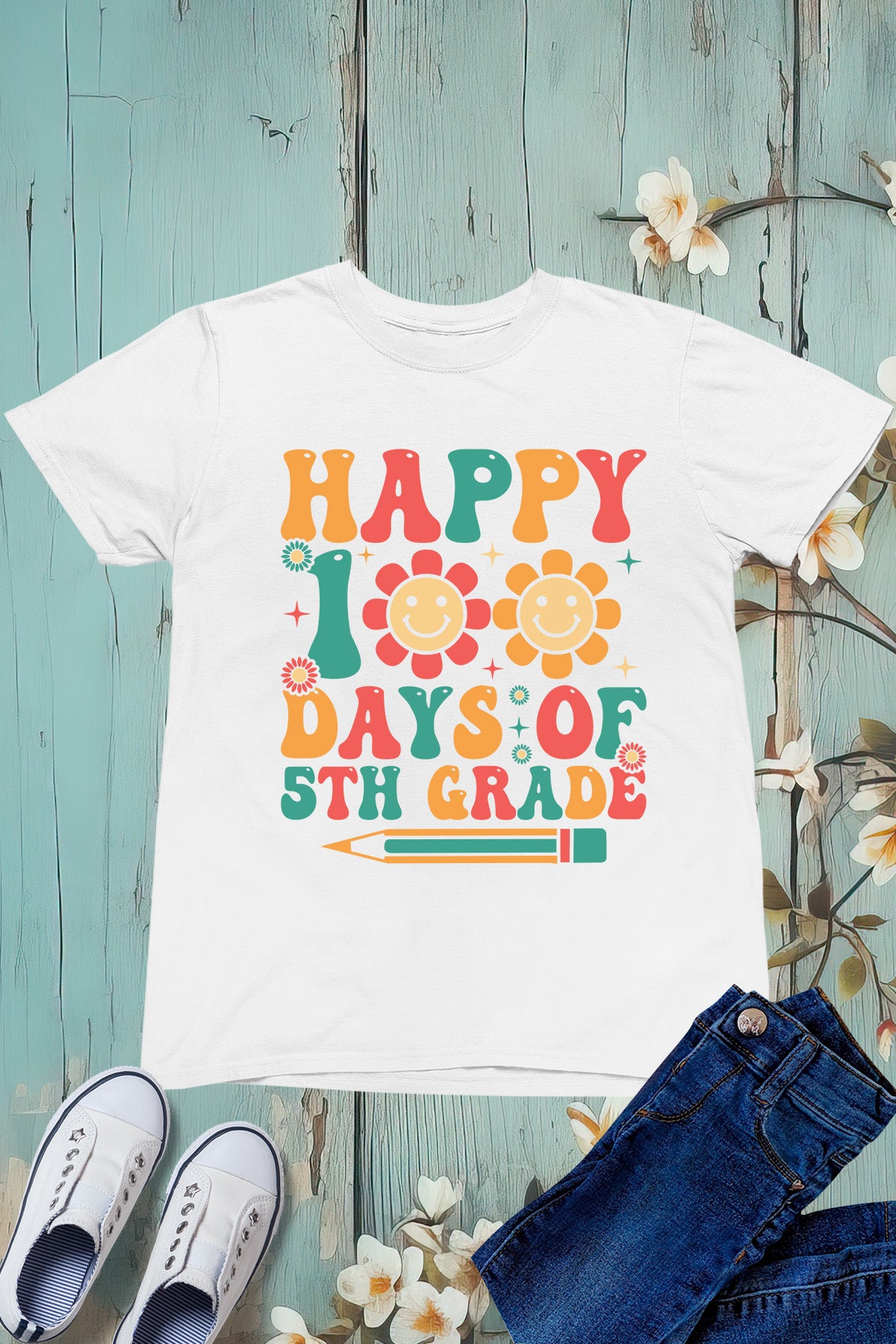 Happy 100 Days of 5th Grade Shirt
