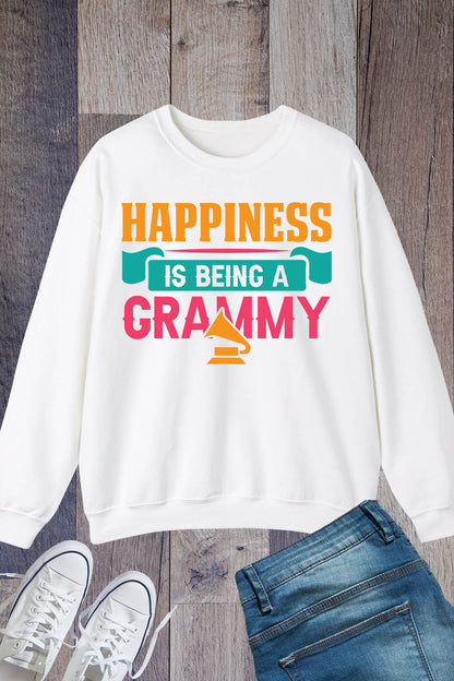 Happiness Is Being A Grammy Funny Sweatshirt