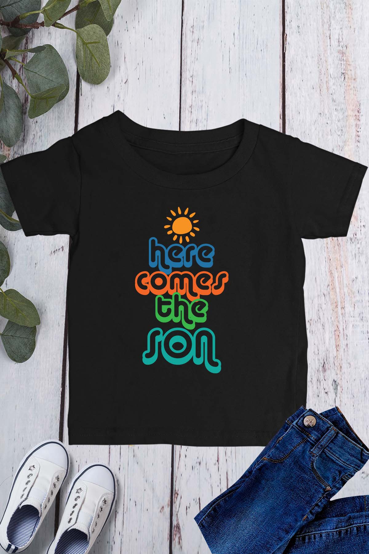 Here Comes The Son Kids T Shirt