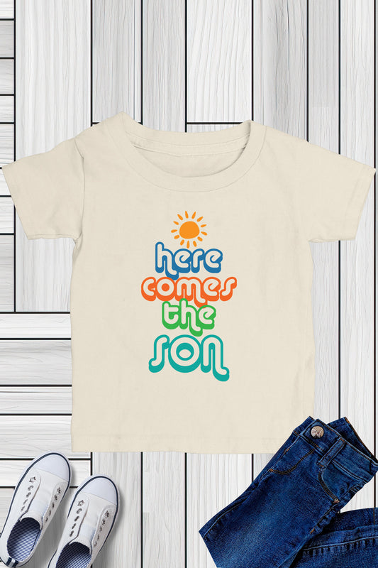 Here Comes The Son Kids T Shirt