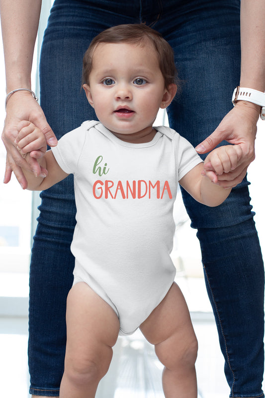 Hi Grandma Baby Bodysuit