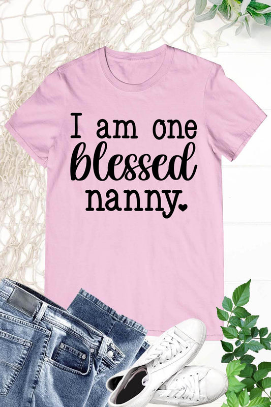 I am one blessed Nanny Tee Shirt