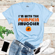 I'm With the Pumpkin Smuggler Halloween T-Shirt