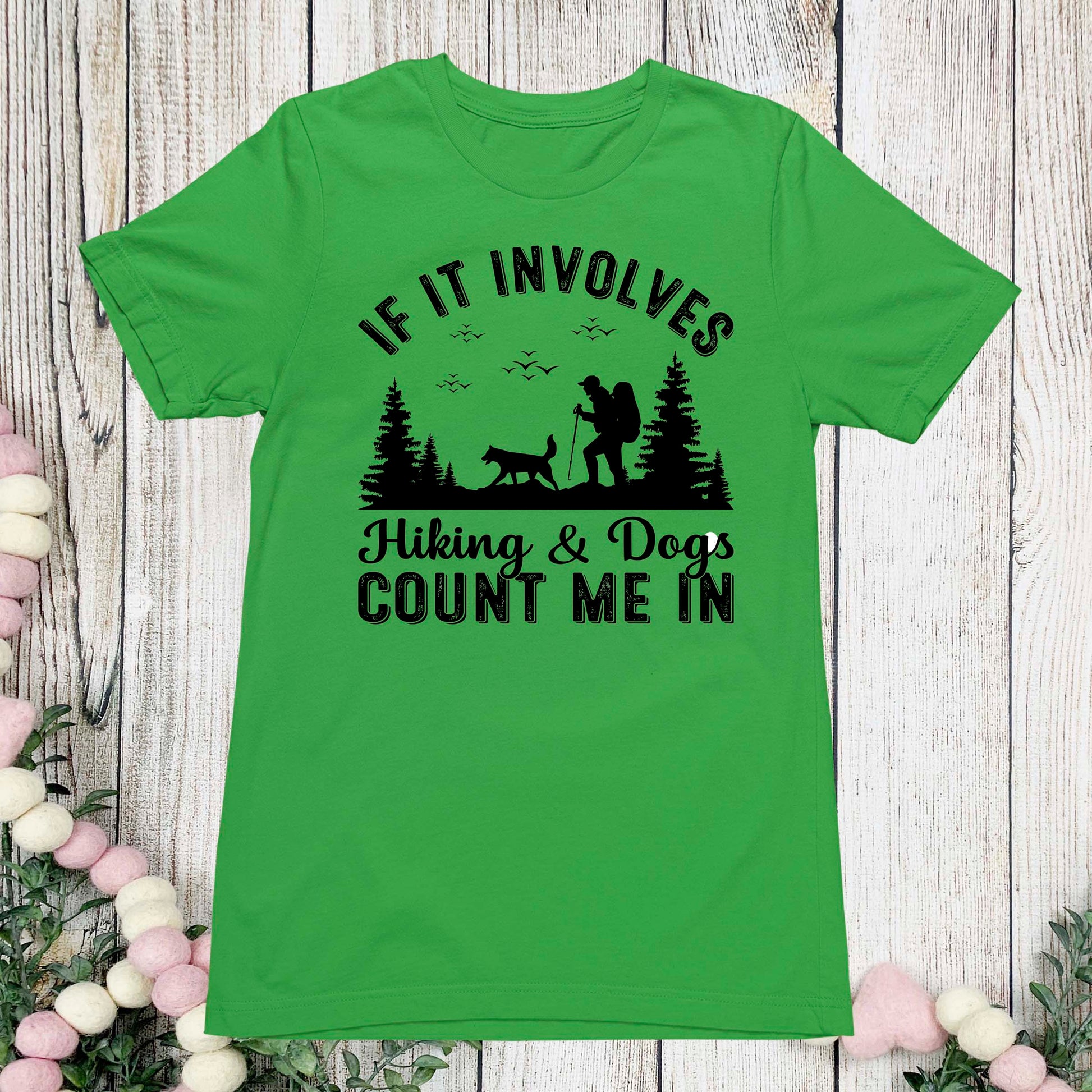 Hiking With Dogs T-shirt