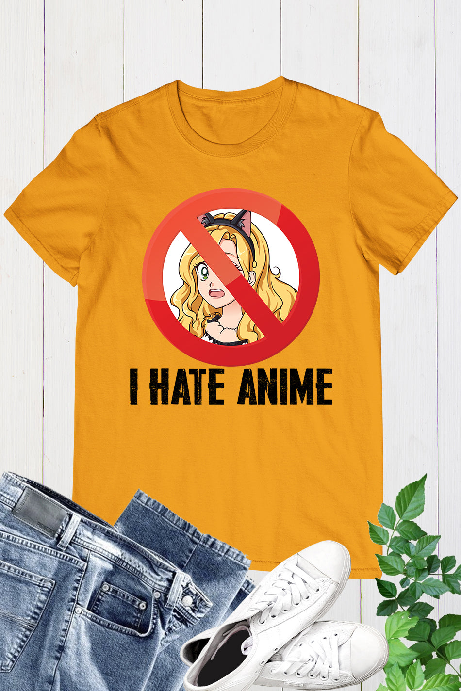 I Hate Anime Shirt