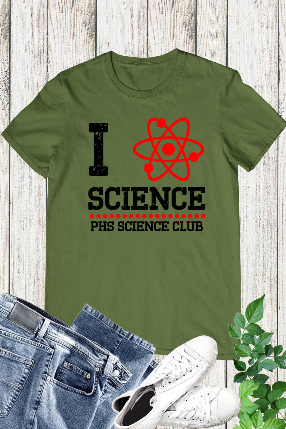 Personalized Science Club T Shirts