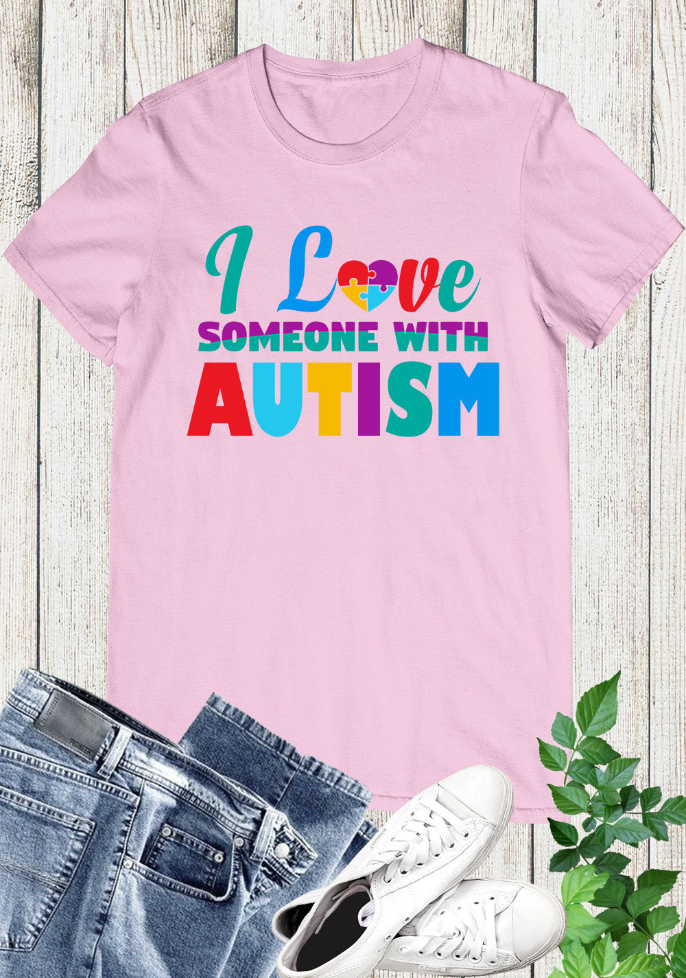 I Love Someone With Autism Shirt