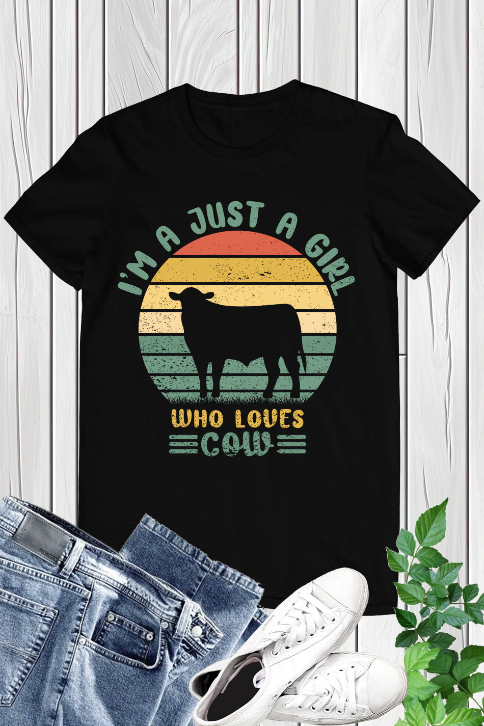 Women cow shirt