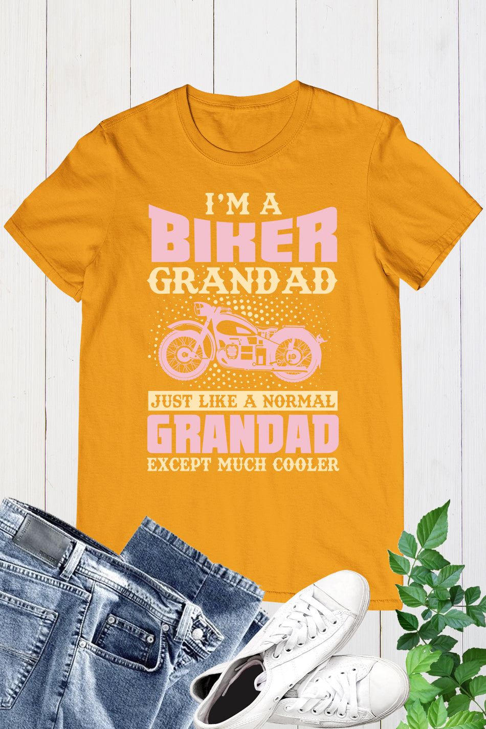 I'm a Biker Granddad T-Shirt