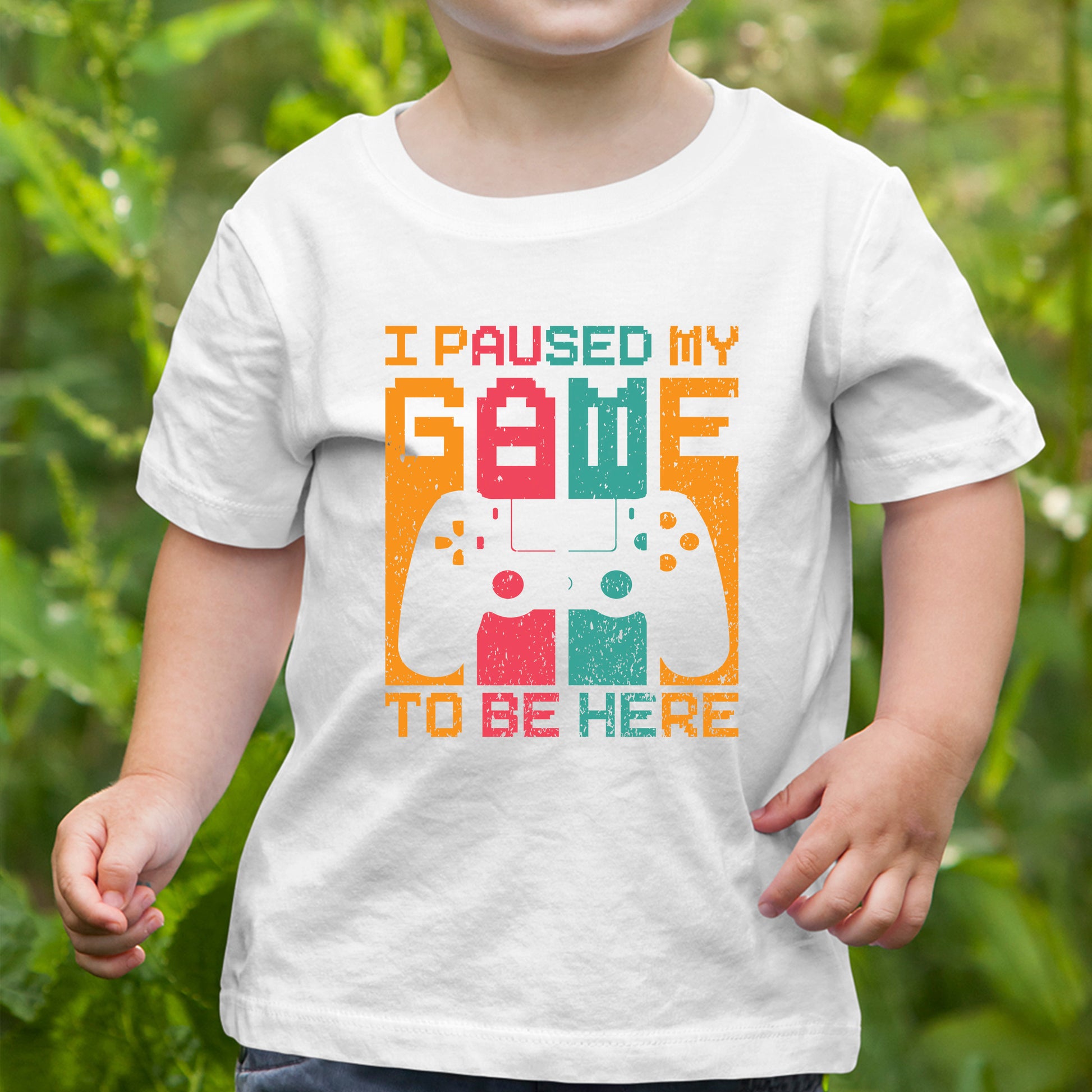 I paused my game to be here kids shirt