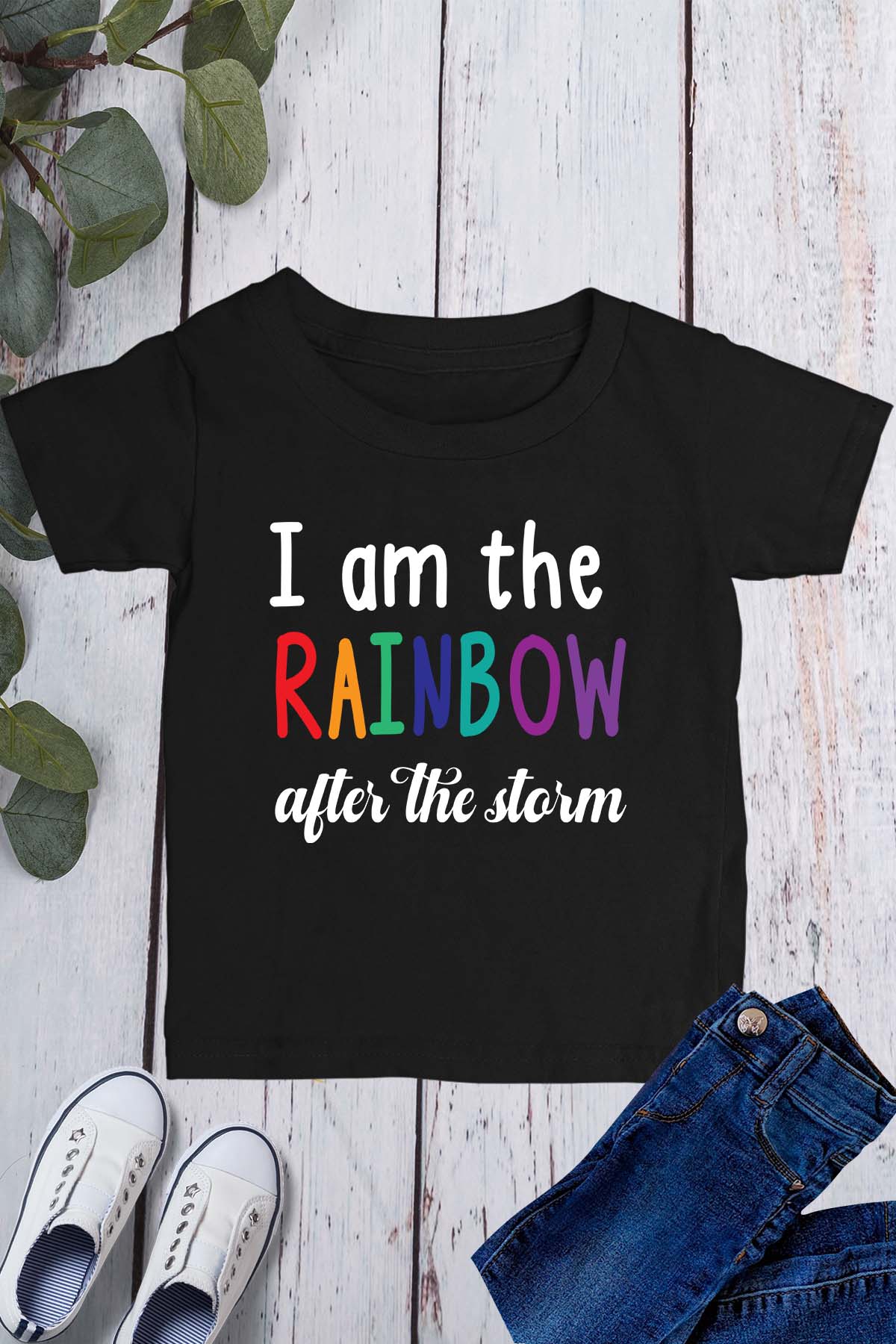 I'm the Rainbow After Storm Kids T Shirt