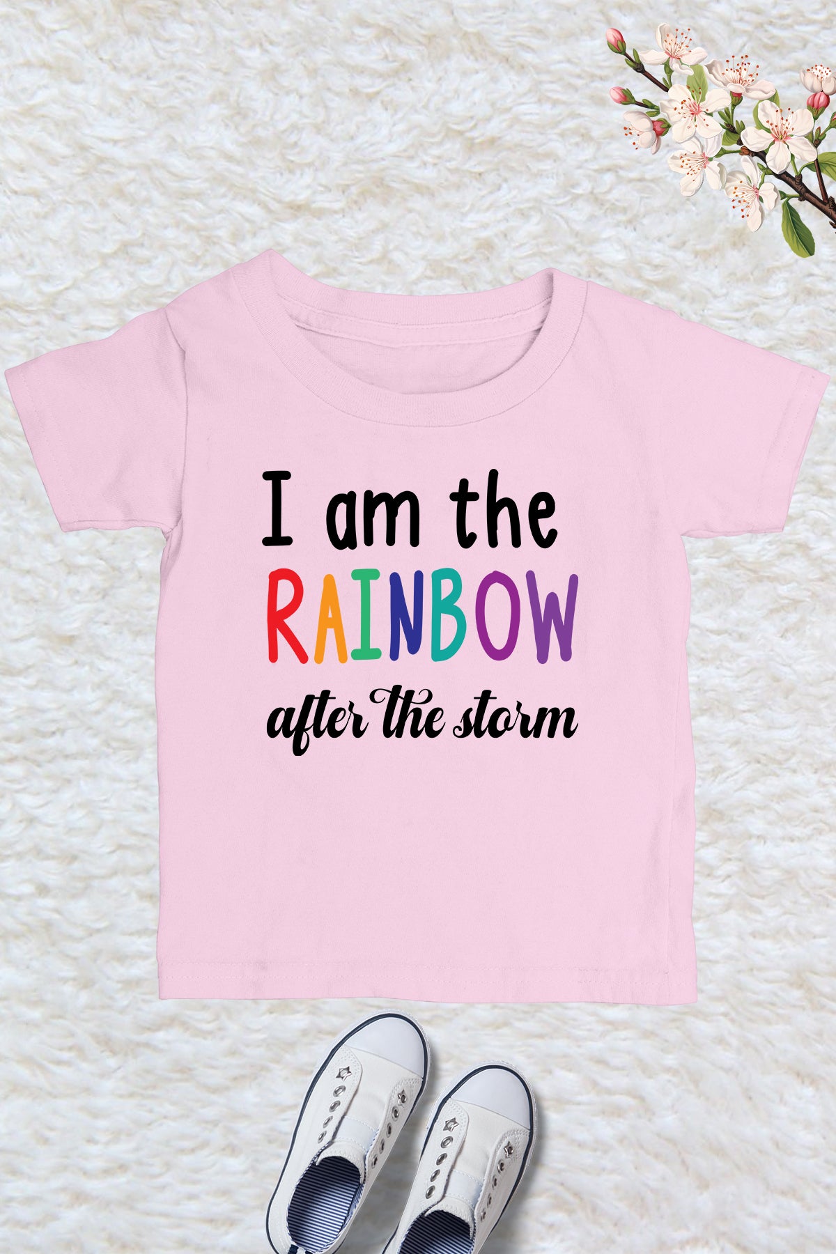 I'm the Rainbow After Storm Kids T Shirt