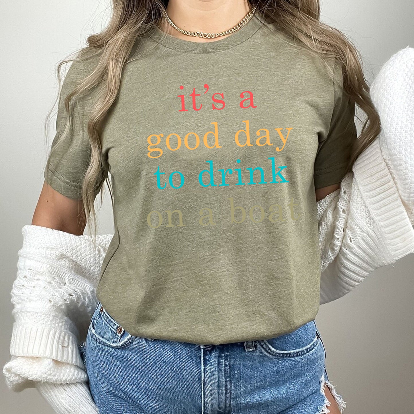 Its A Good Day To Drink On A Boat Cruise Vacation Boat Trip Shirt Gift
