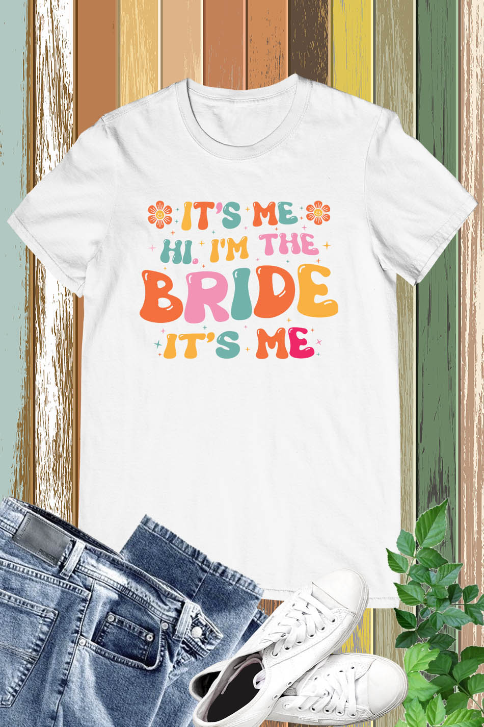 It's Me Hi I'm the Bride It's Me Trendy T Shirt