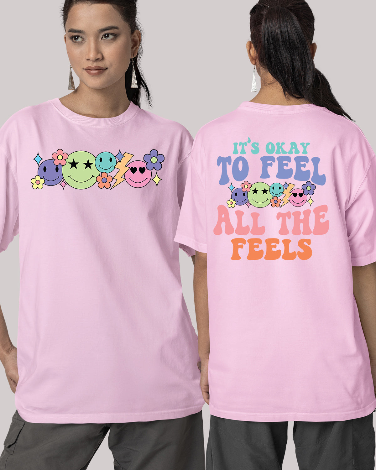 It's Okay to feel all the Feels Mental Health Shirts