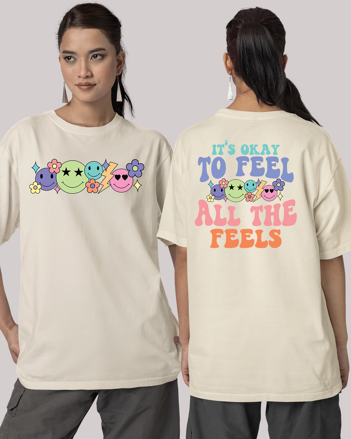 It's Okay to feel all the Feels Mental Health Shirts