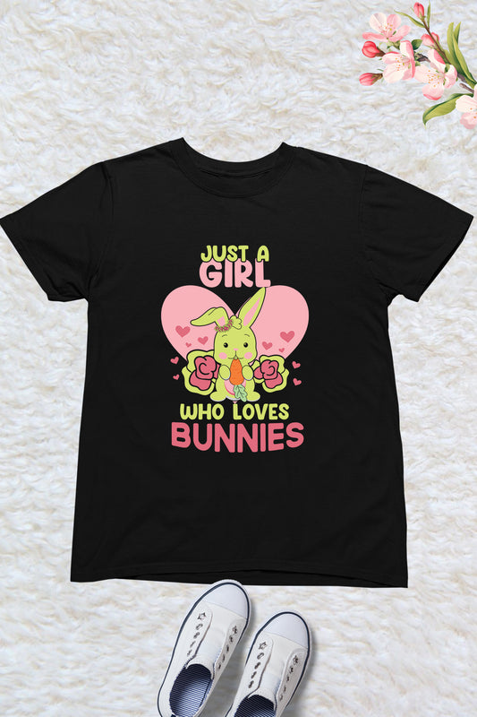 Just a Girl Who Loves Bunny Shirt