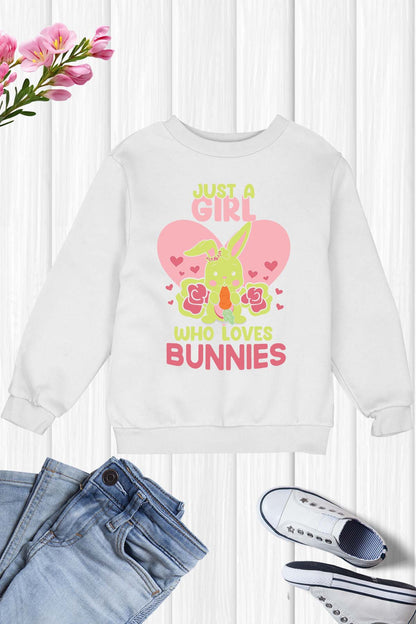 Just a Girl Who Loves Bunny Sweatshirt