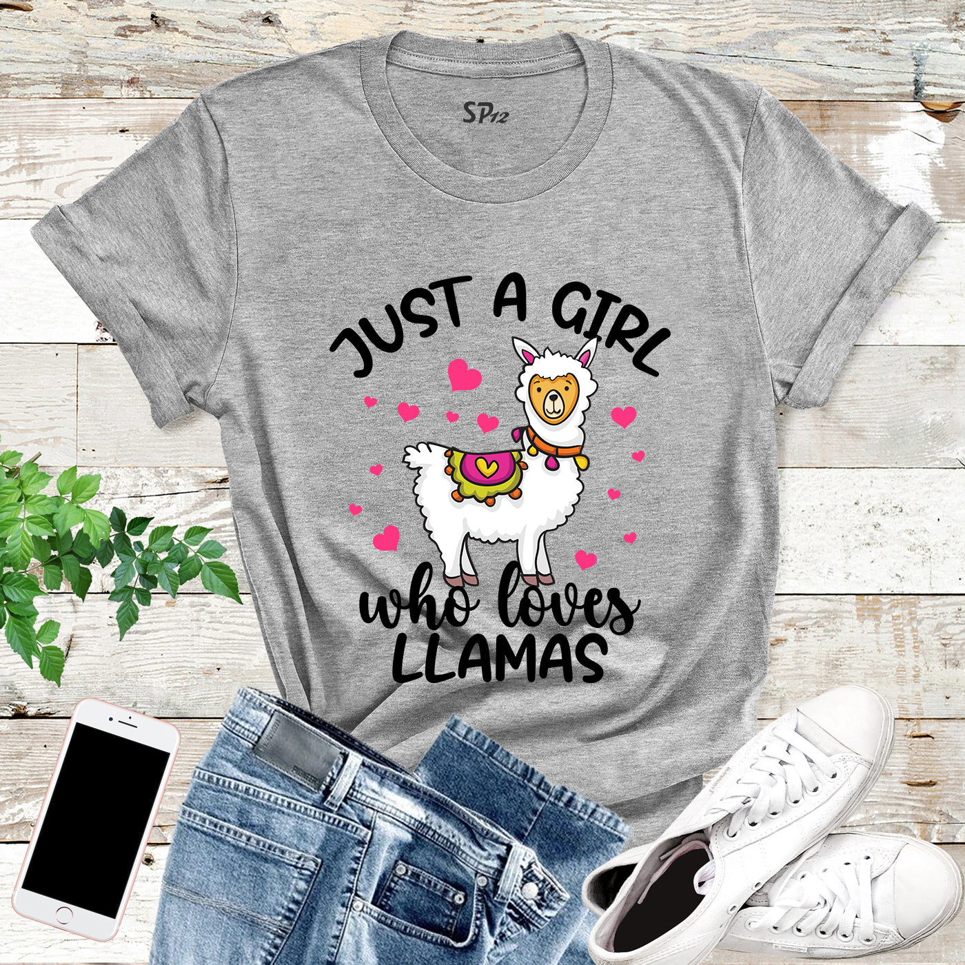 Just a Girl Who Loves LLama T Shirt