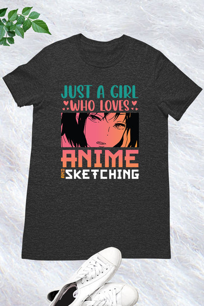 Just a Girl Who Loves Anime T-Shirt