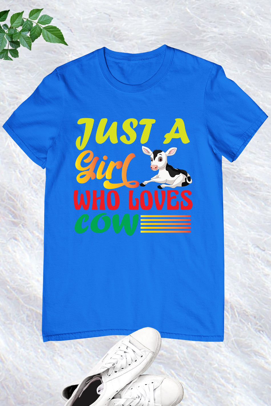Just a Girl Who Loves Cow T-Shirt