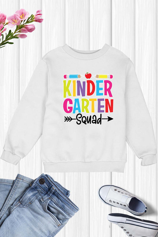 Kindergarten Squad Kids Sweatshirt