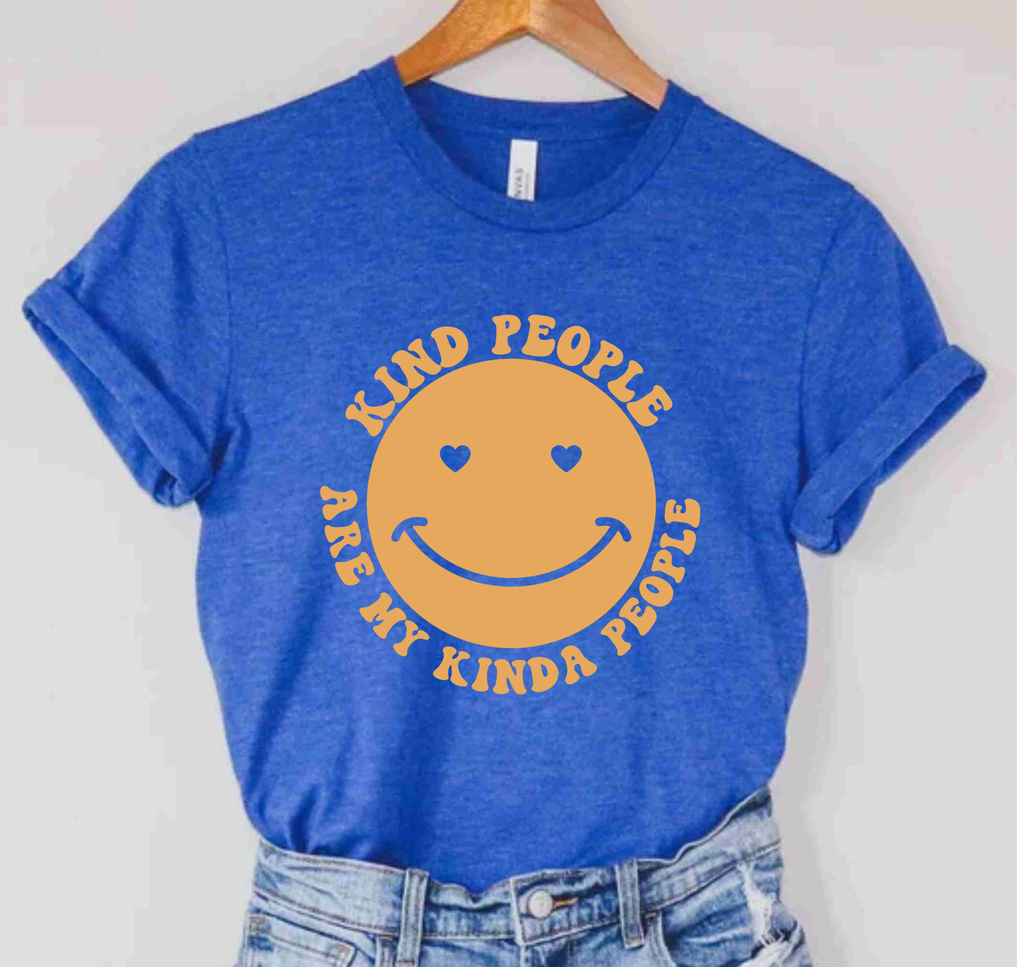 Kind People Are My Kinda People Kindness Mental Health Teacher Shirt