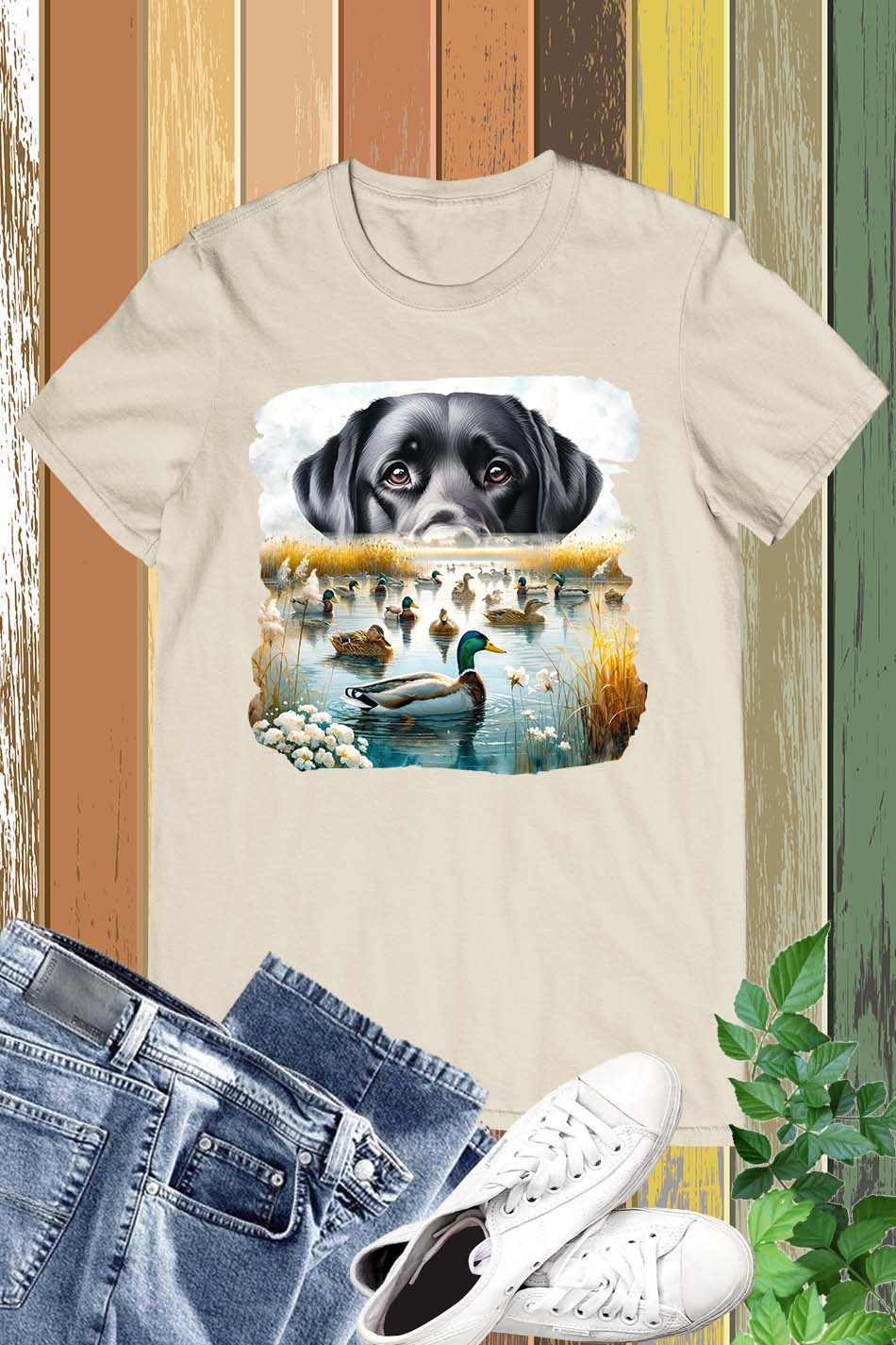 Labrador Dog Hunting Duck Hunter T Shirt