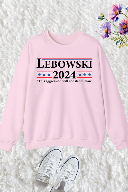 Lebowski 2024 USA Politics 2024 Election Sweatshirt Movie inspired  Sweatshirt