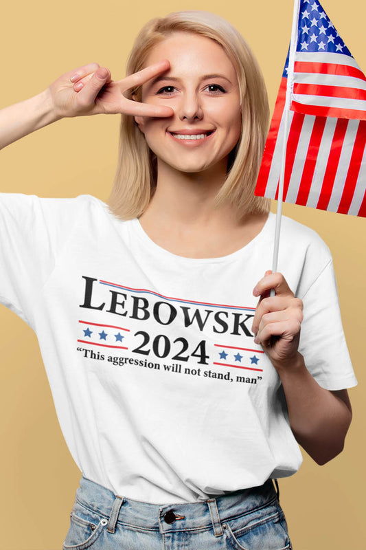 Lebowski 2024 USA Politics 2024 Election Shirt Movie inspired T Shirt