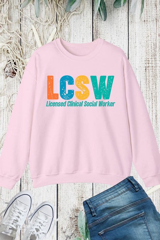 Social Worker Sweatshirt LCSW Gifts Advocate Sweatshirt