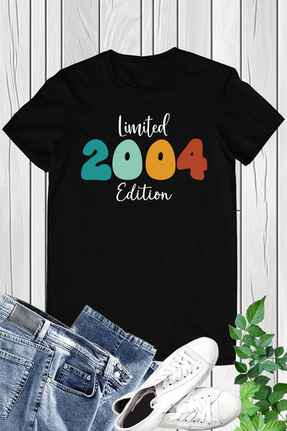 Limited 2004 Edition Trendy Boho 20th Birthday Shirts