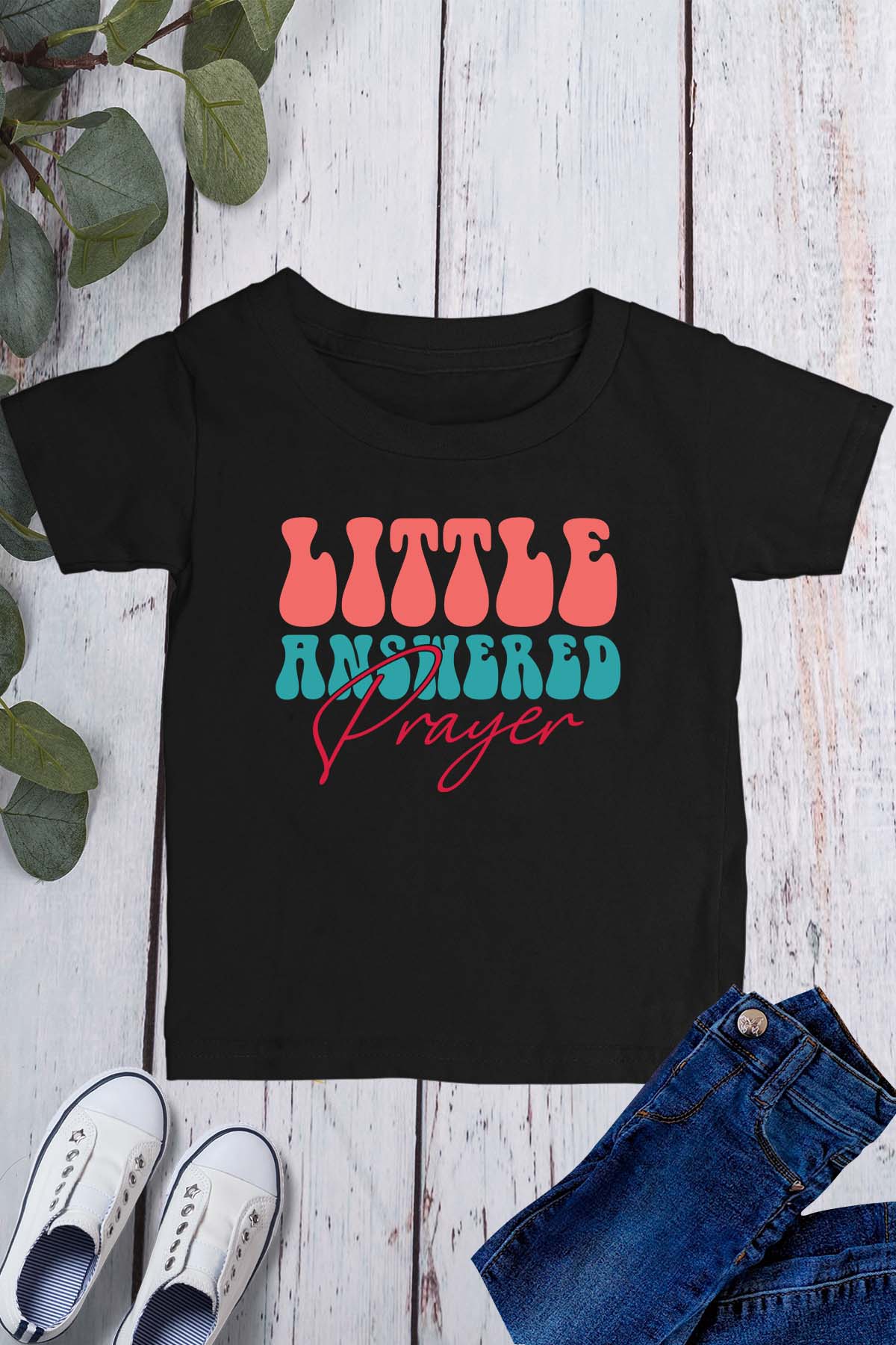 Little Answered Prayer Kids T Shirt