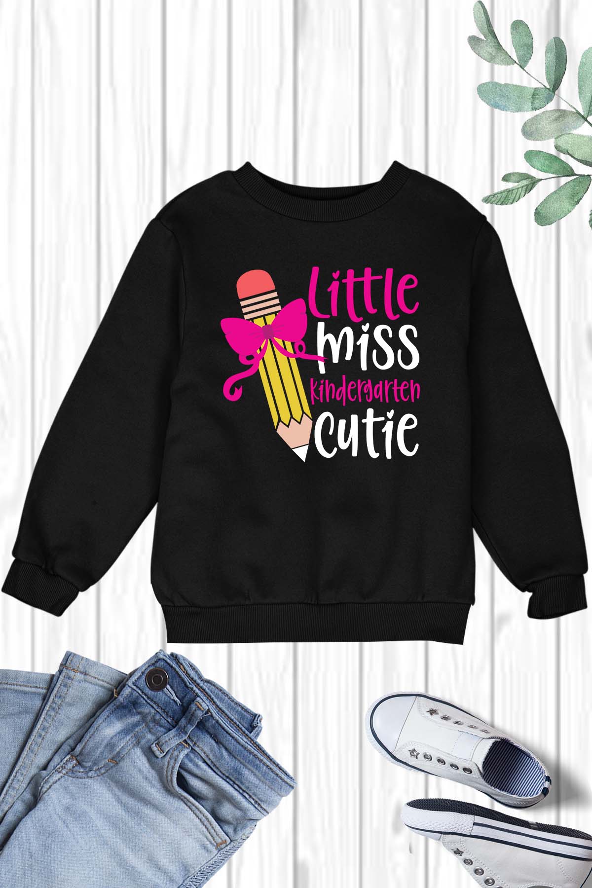 Little Miss Kindergarten Cuties Girl Sweatshirt