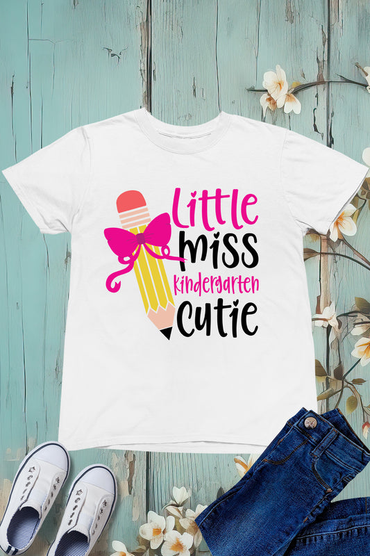 Little Miss Kindergarten Cuties Girl T Shirt