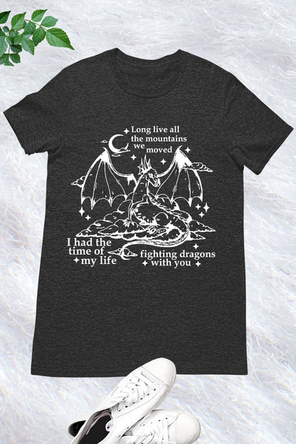 Retro Fighting Dragons With You Shirt
