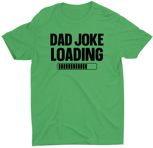 Dad Joke Loading Birthday Papa Custom Short Sleeve Fathers Day T-Shirt