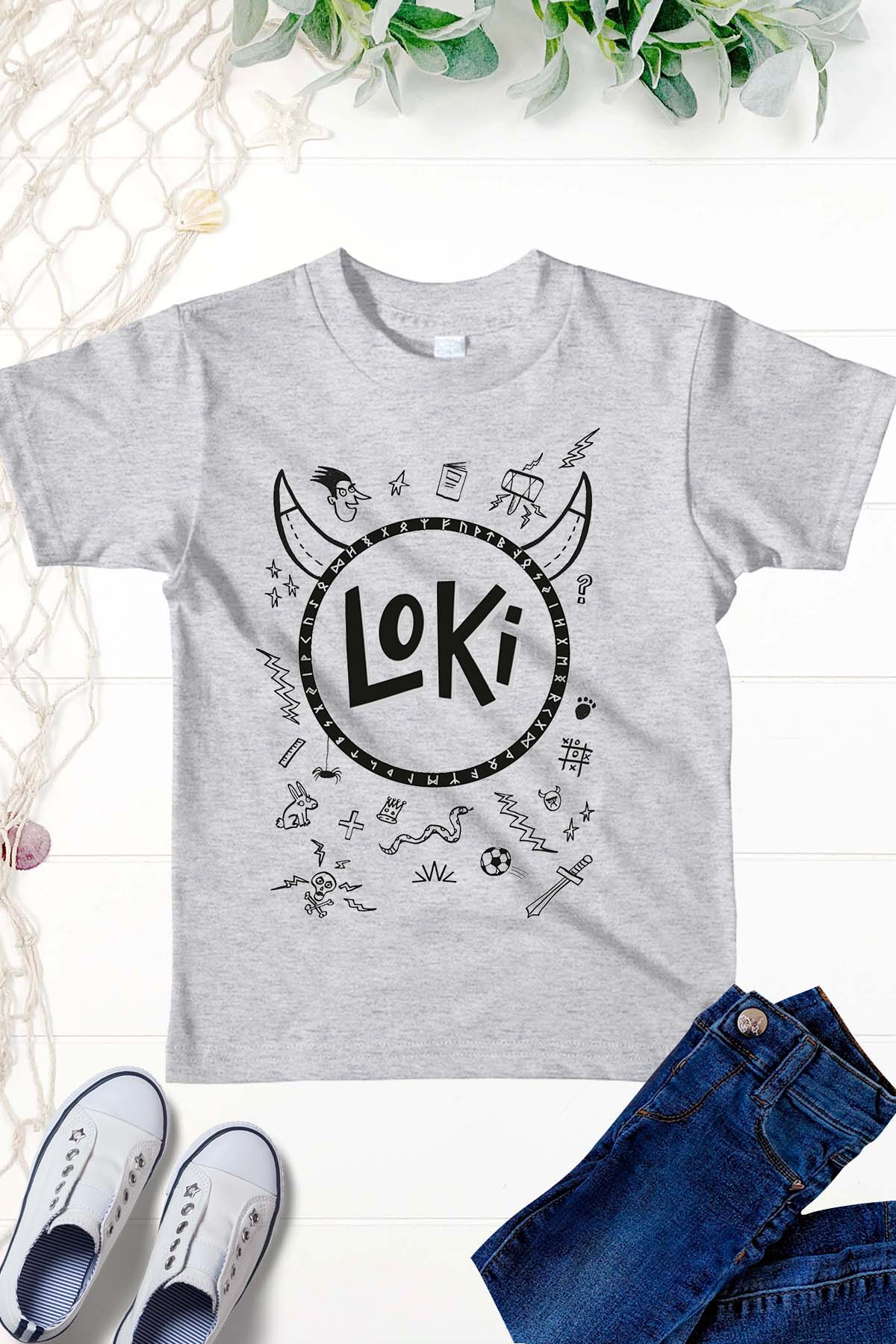 Loki Tales Of A Bad God World Book Day Kids T-Shirt Toddler School Party Gift Tees