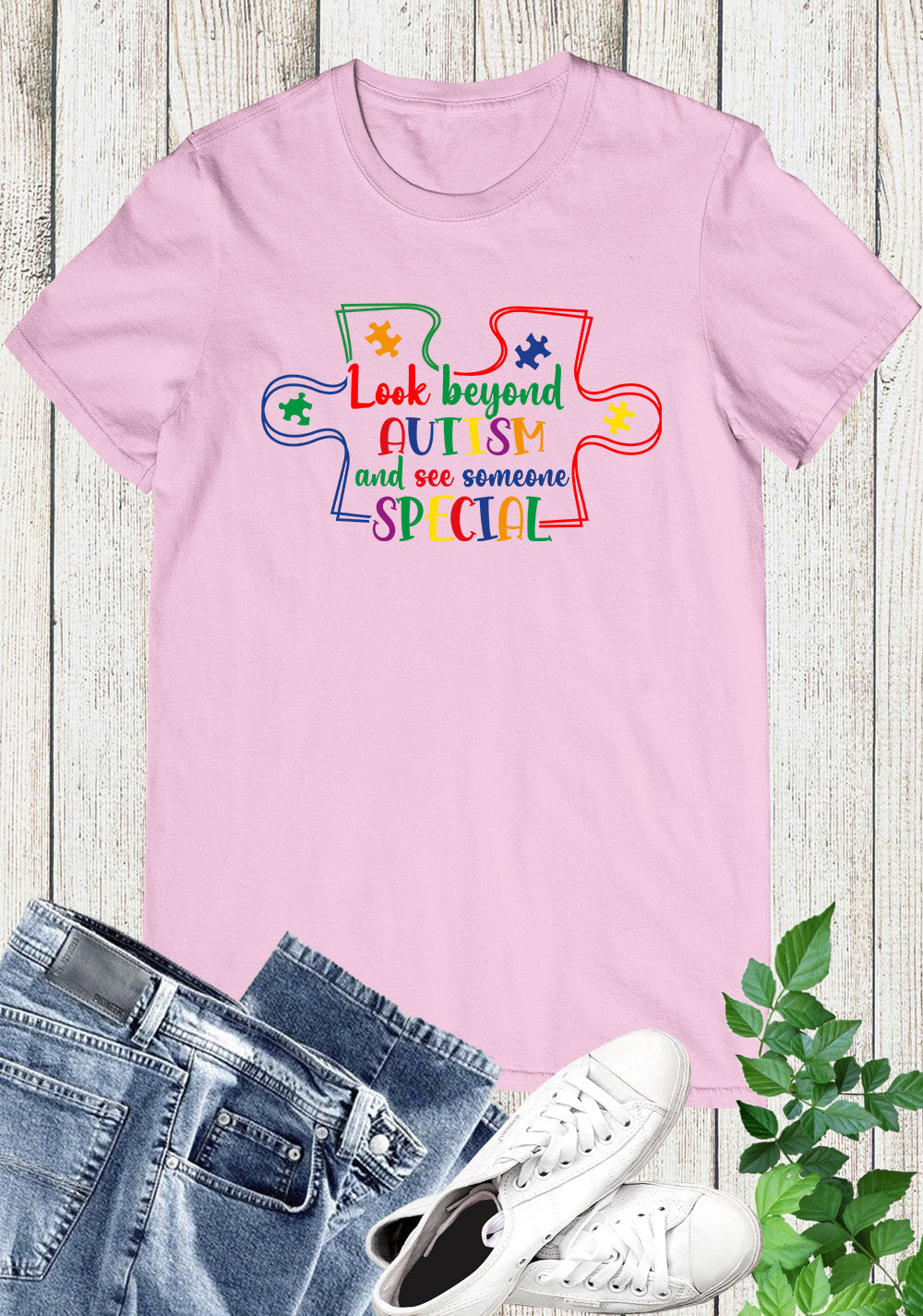 Look Beyond Autism and See Someone Special Shirt