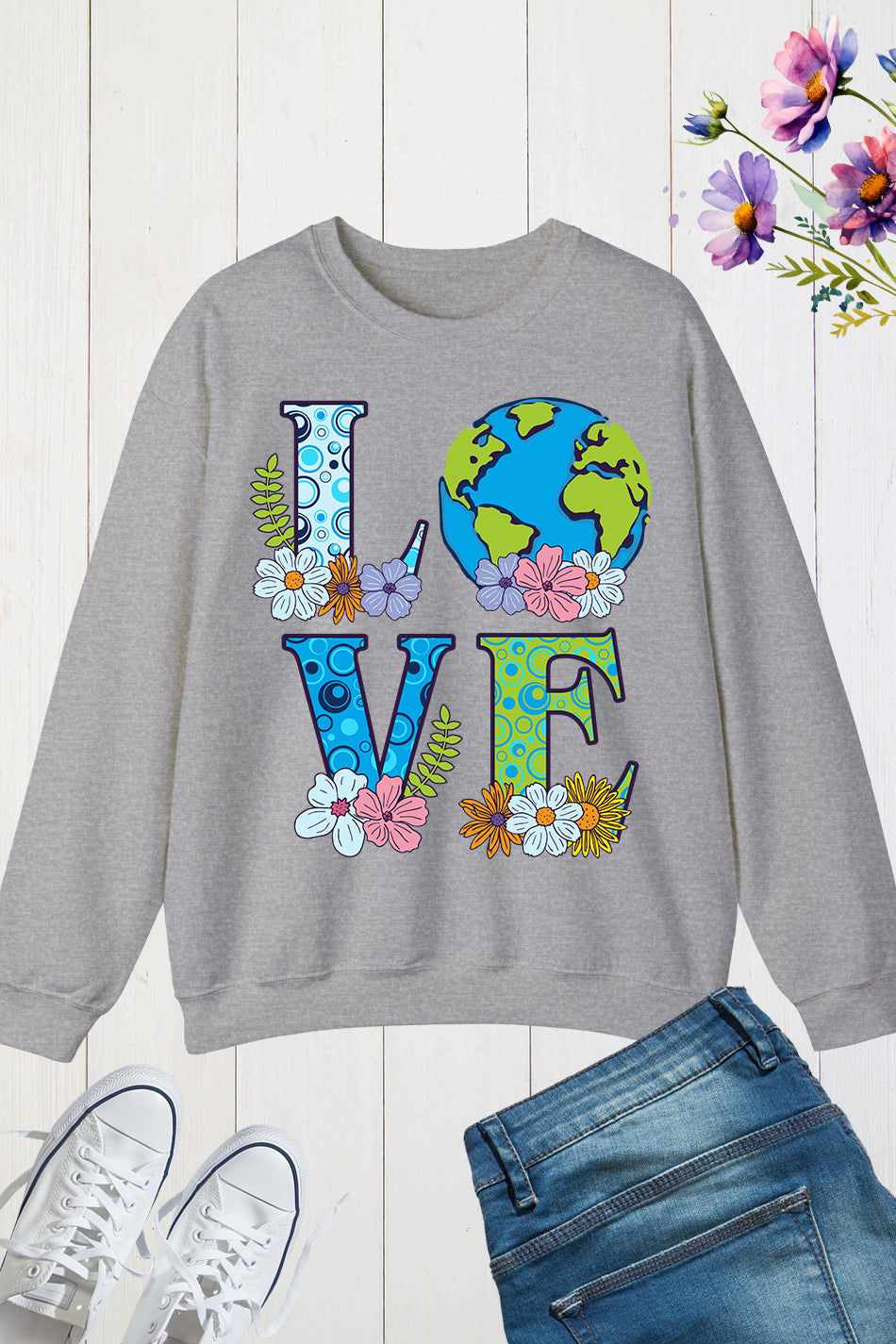 Earth Day Love Sweatshirt