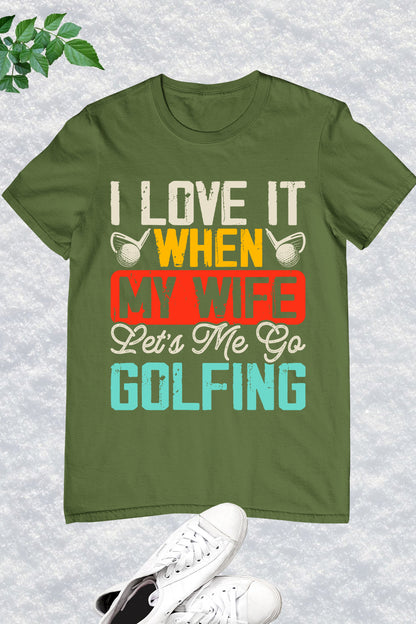 Golf Player Golfing Tees