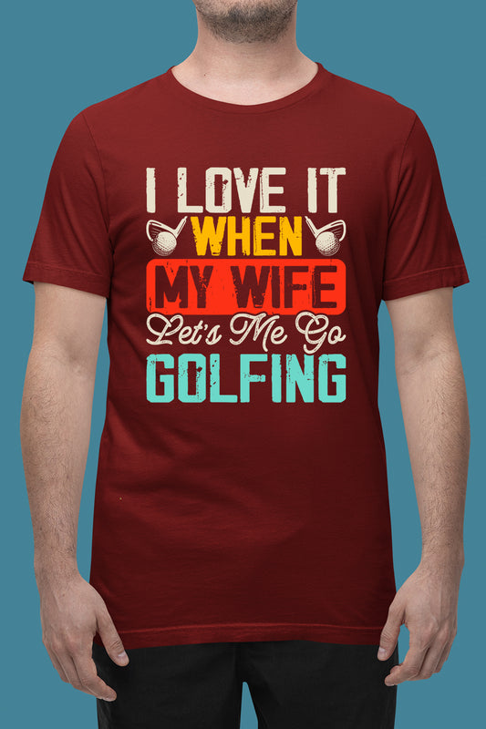 Golf Player Golfing Tees