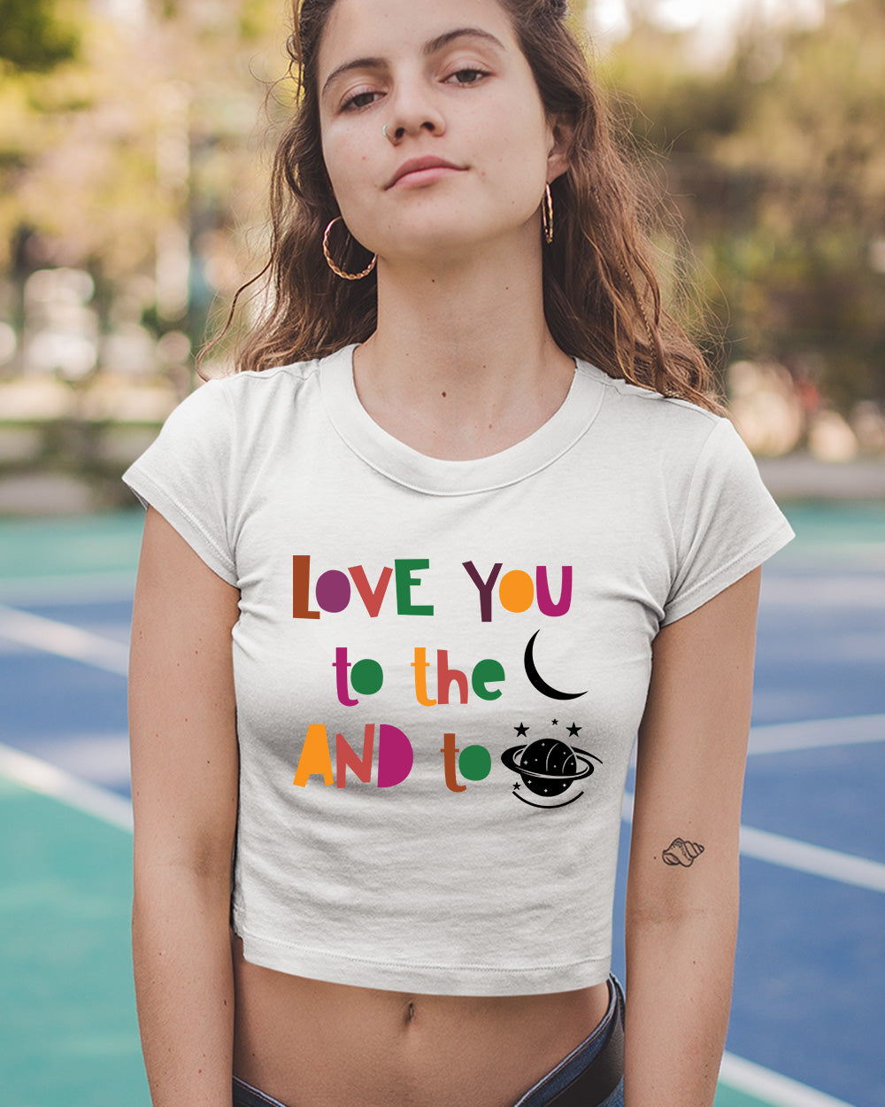 I Love You to The Moon Baby Top Tee Shirt