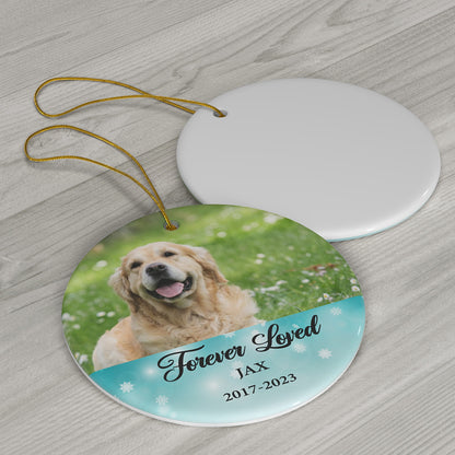 Personalized Dog Memorial Gifts Forever Loved Pet Lover Ornament
