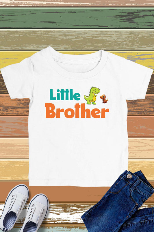Little Brother Dinosaur  Kids T Shirt