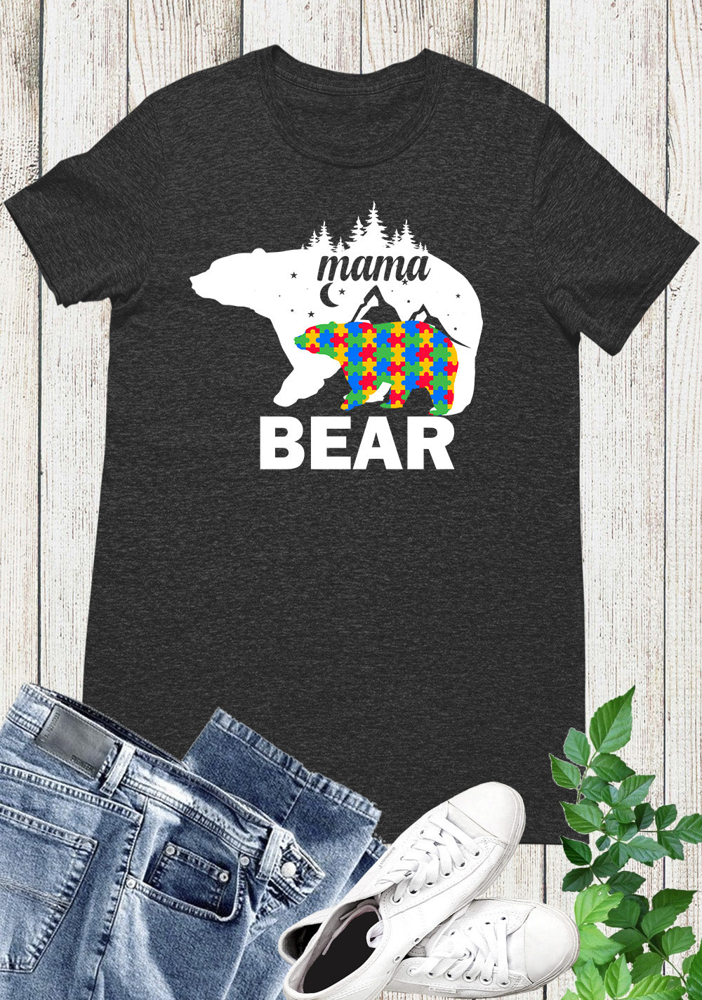 Autism Mama Bear Shirt