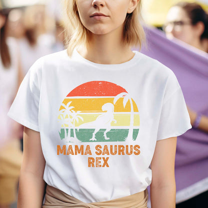 Mama Saurus Dinosaur Shirt