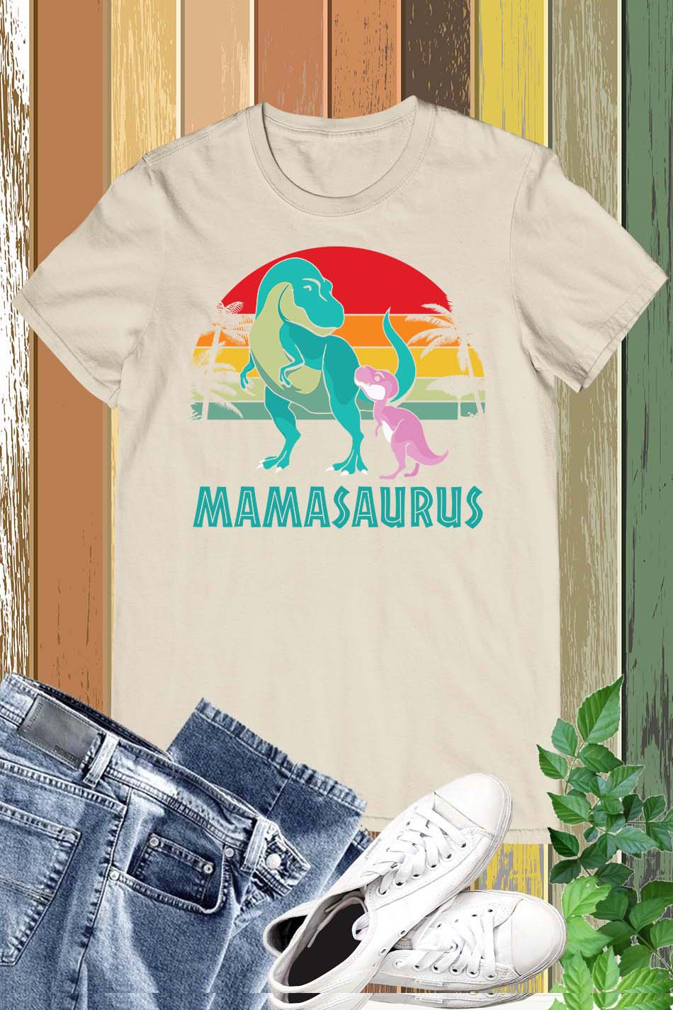 Mamasaurus Vintage T Shirts