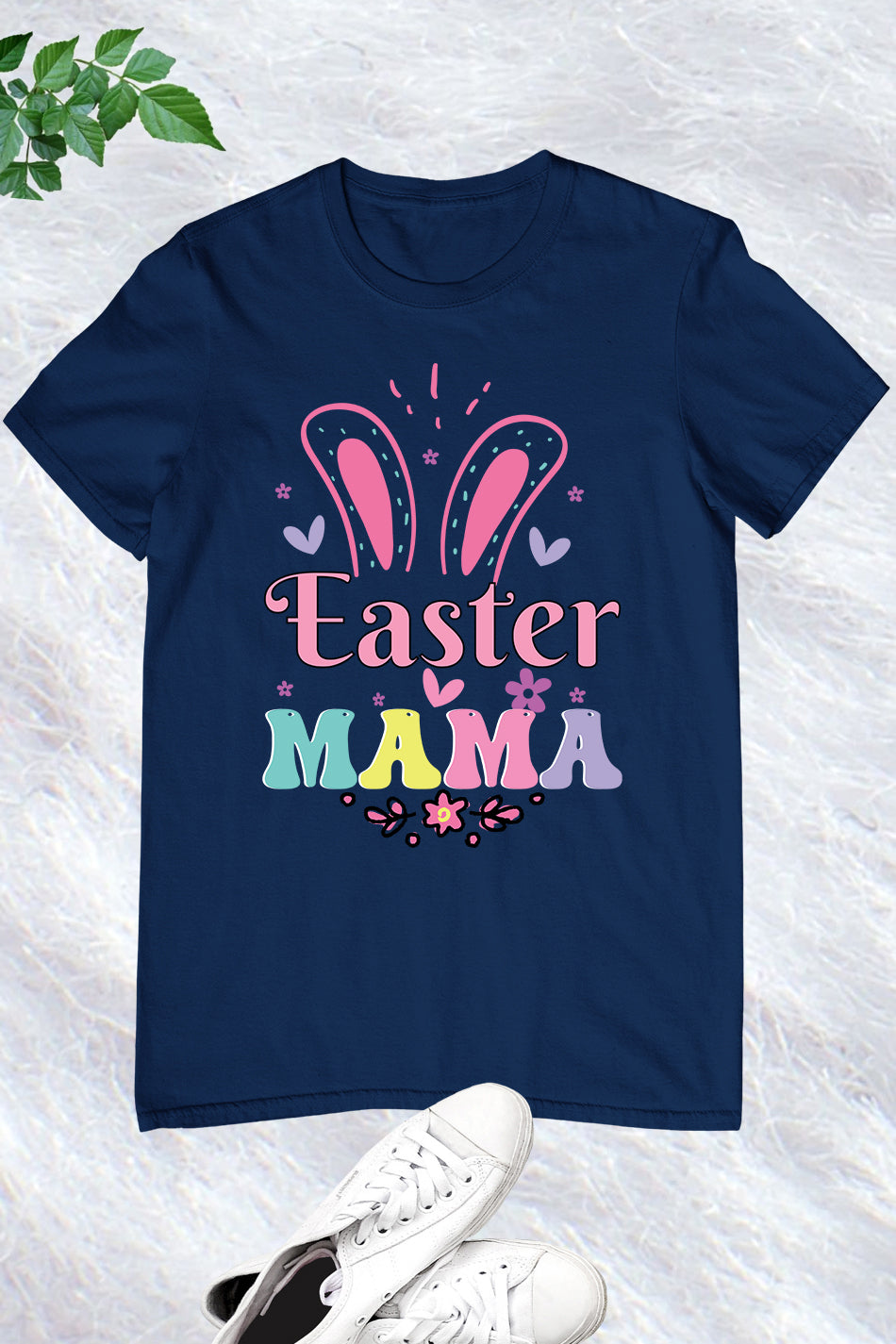 Easter Mama Retro Trendy T Shirt